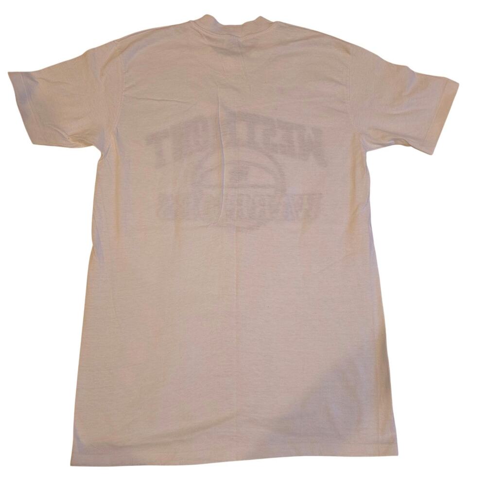 Vintage Stedman Super Hi-Cru Westmont Warriors T Shirt Medium Single Stitch - Picture 2 of 8